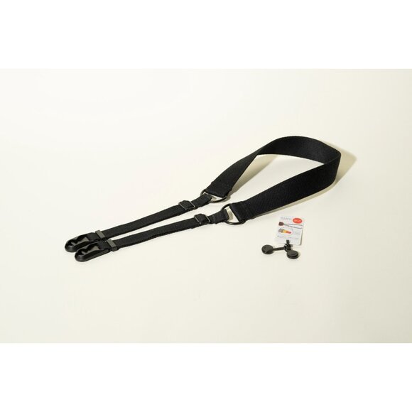 Handcrafted Vintage Style Black Camera Strap 38-50" w/ Peak  Design Anchors - Picture 2 of 10